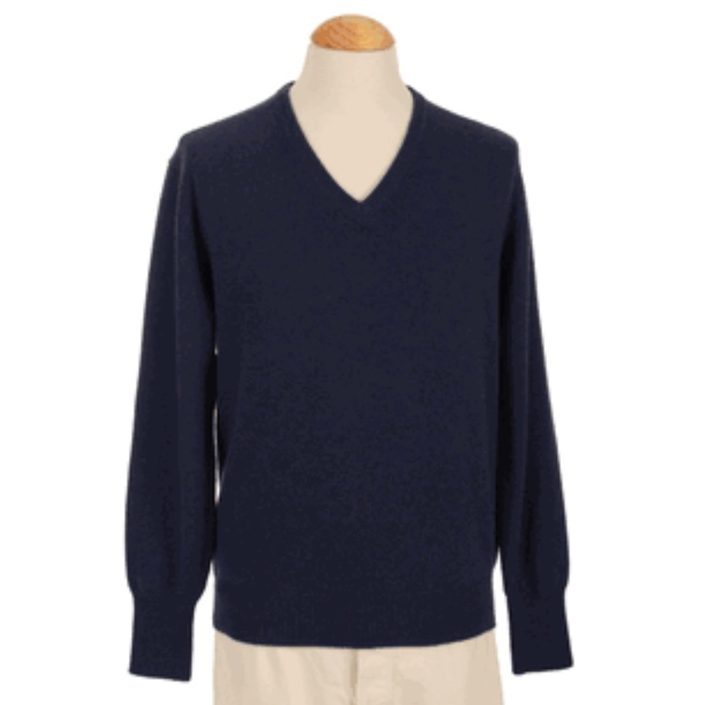 Old Navy Cotton V-neck Navy Blue Sweater XL‎